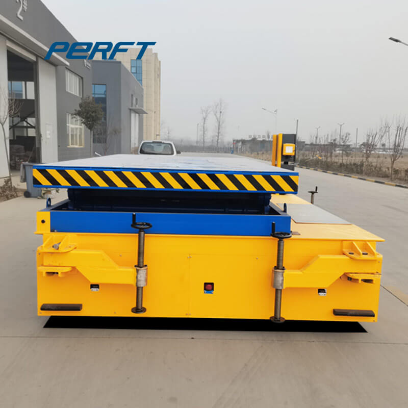 cylinder objects trackless transfer cart 100t bearing power v frame customized size